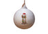 Sprocker Red & White Ceramic Bauble